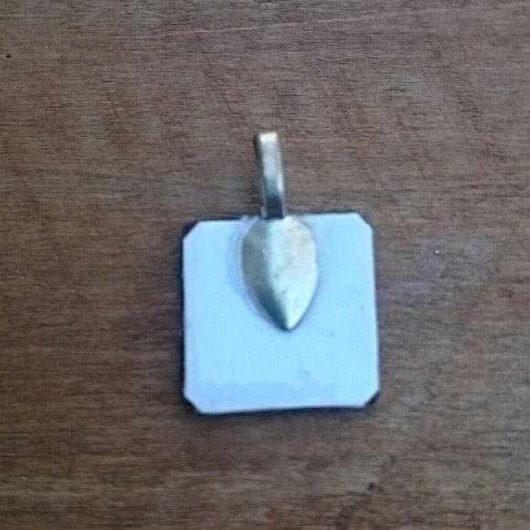 Hand Crafted Glass Tile Running Horse Beach Pendant Gift Equestrian - Picture 2 of 2